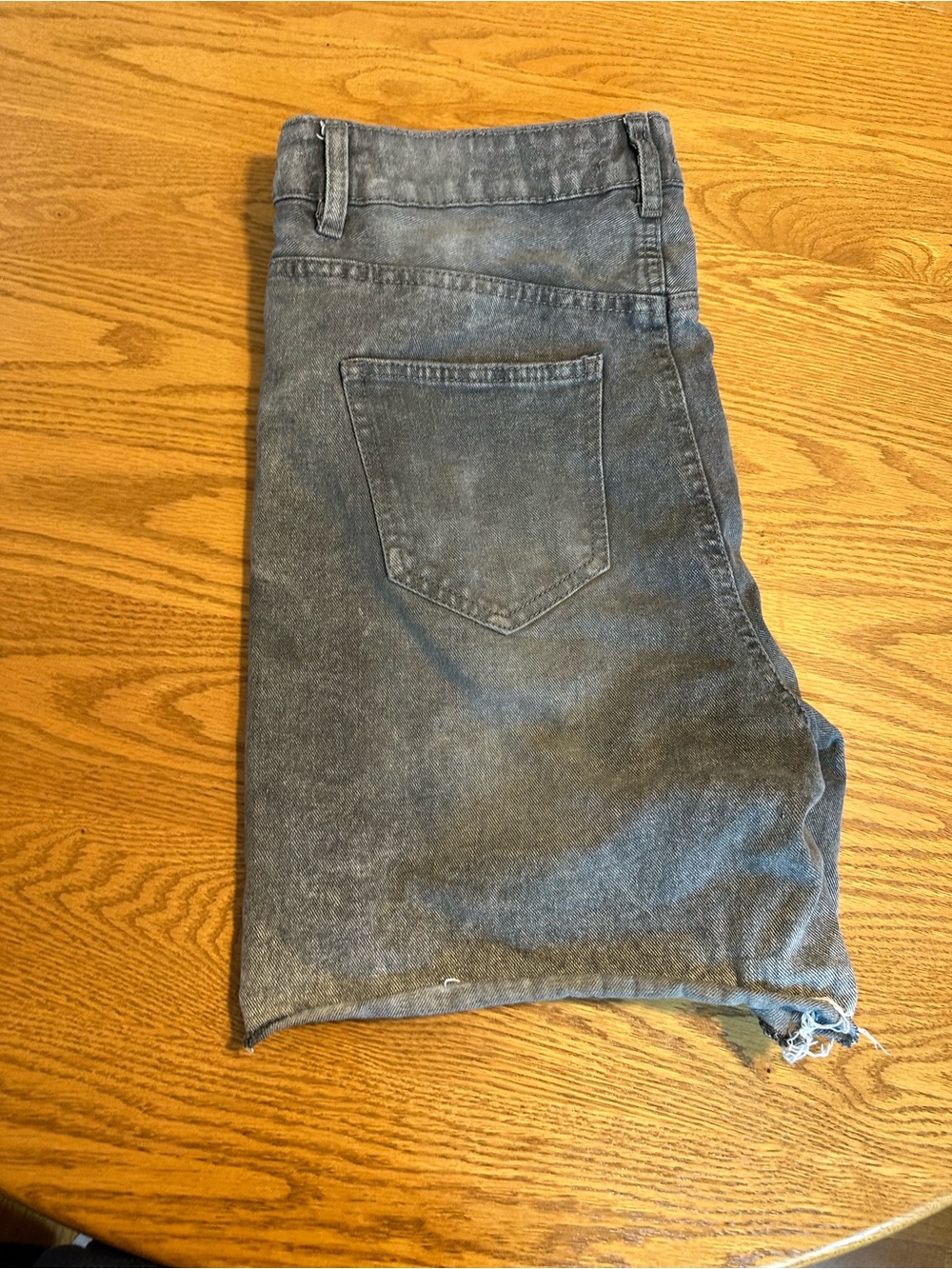Washed Black Jorts - Picture 2 of 3